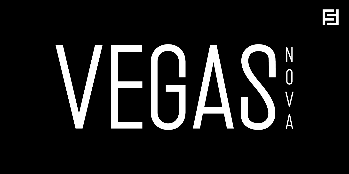 Vegas Nova Font preview